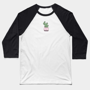 Happy cactus in pot Baseball T-Shirt